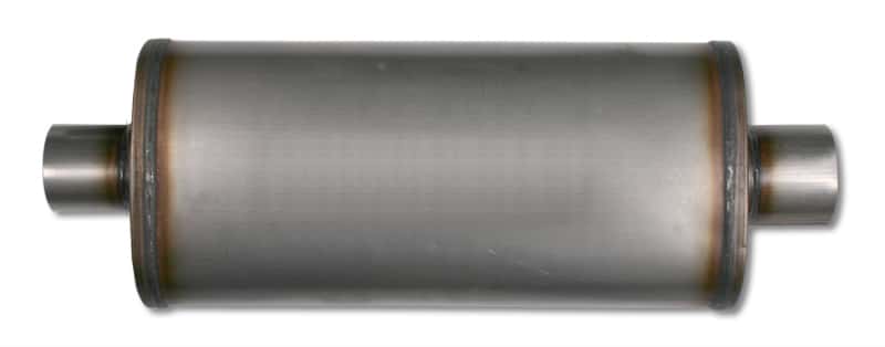 Diamond Eye Performance — Diamond Eye Muffler 3-1/2in SGL IN/SGL OUT 22in BODY 28in OVERALL OVAL
MUFFLER; 3.5in.; S/S - view 2