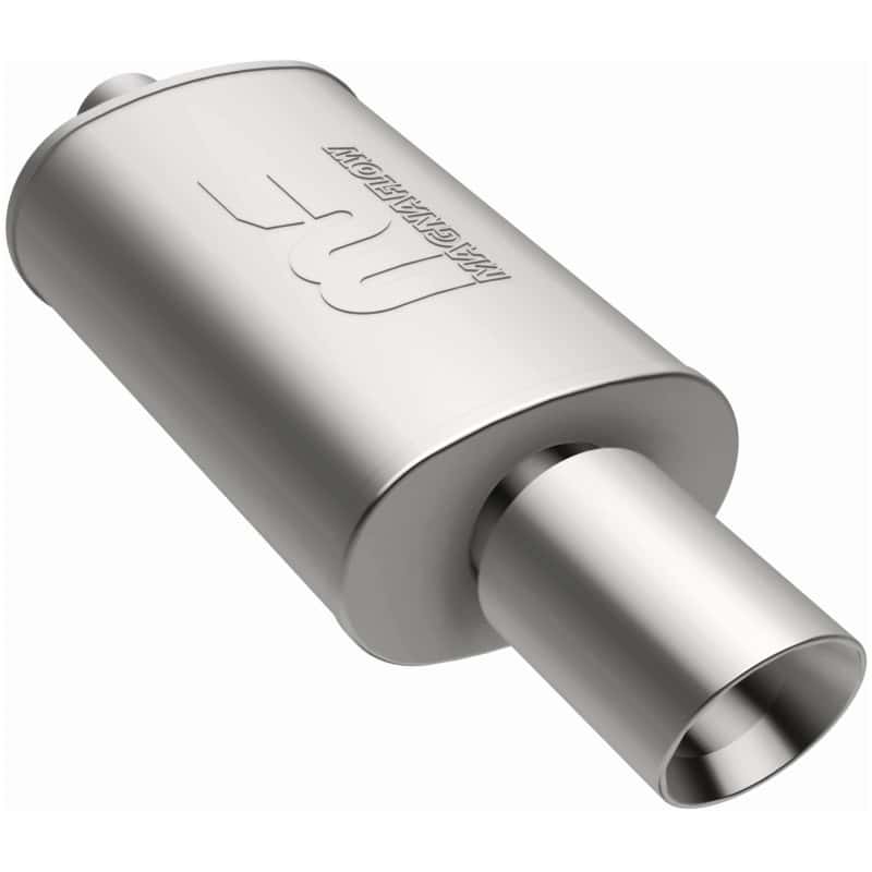 Magnaflow — MagnaFlow Muffler W/Tip Mag SS 14X5X8 2.25/4.
Straight Through - view 3