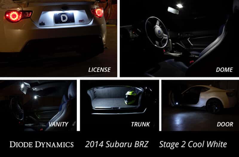 Diode Dynamics — Diode Dynamics Subaru BRZ Interior Kit Stage 1 - Blue - view 5