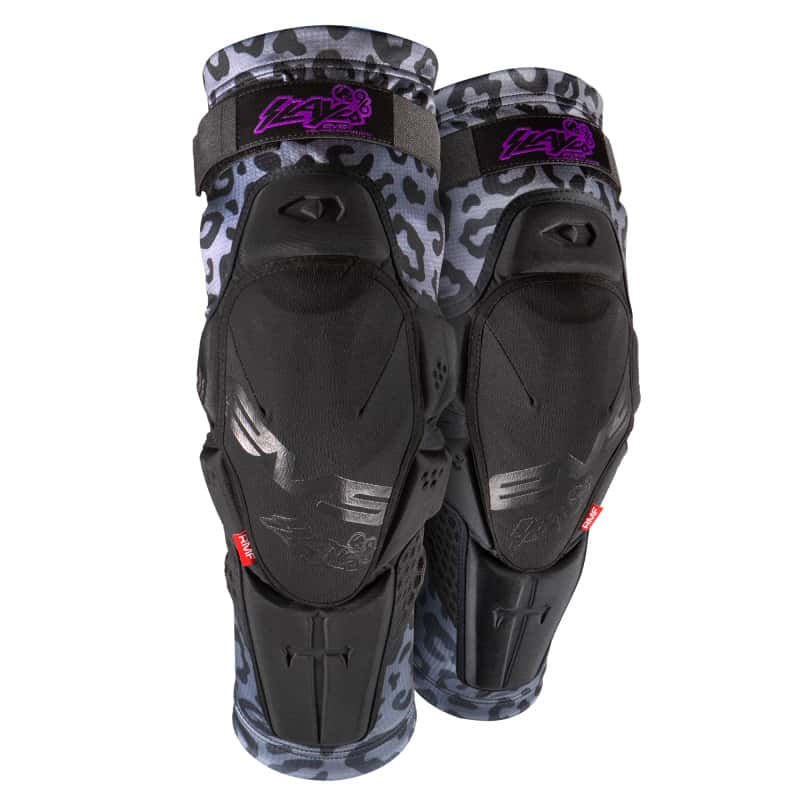 EVS — EVS Slayco96 Knee Guard Pair Ghost/Leopard - 2XL - view 1