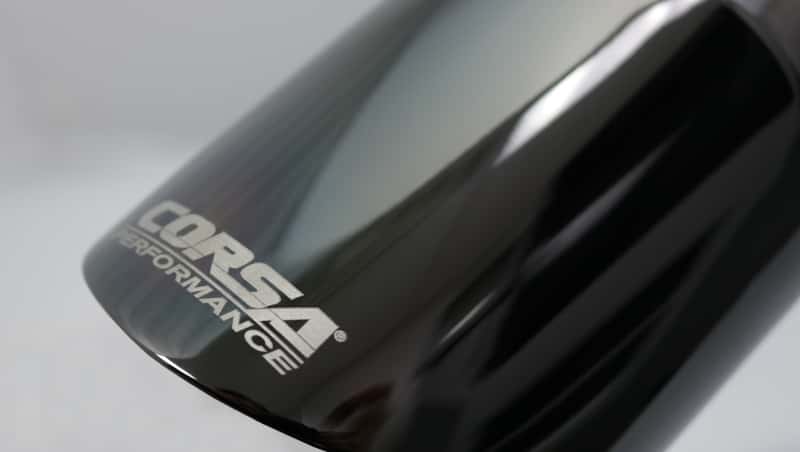 CORSA Performance — Corsa Single Universal 2.75in Inlet / 4in Outlet Black PVD Pro-Series Tip Kit
Exhaust - view 3