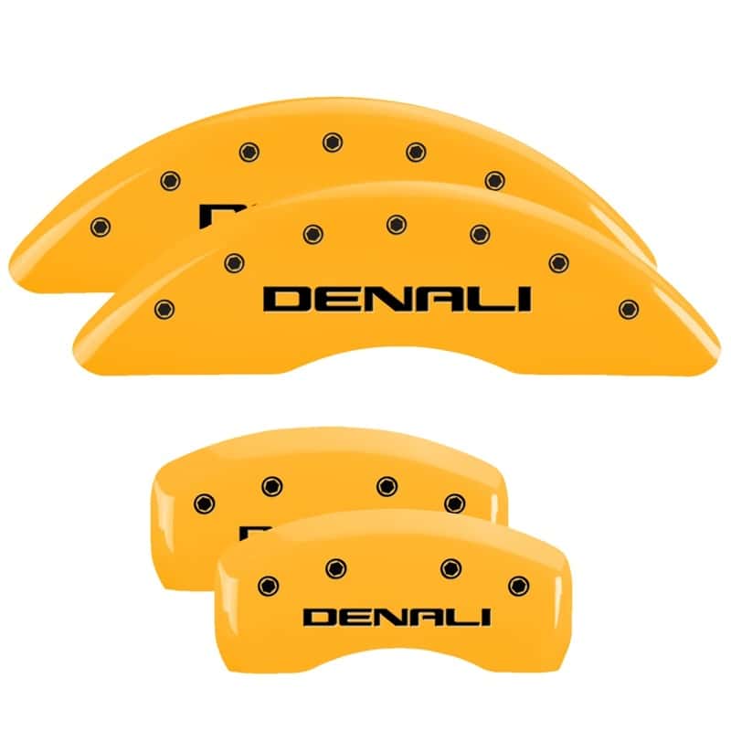 MGP — MGP 4 Caliper Covers Engraved Front & Rear Denali Yellow finish black ch
Caliper Covers - view 1