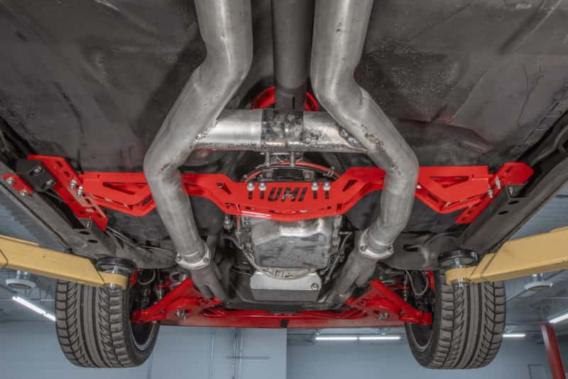 UMI Performance — UMI Performance 78-88 GM G-Body Modular Adjustable Transmission Crossmember - Black
Trans Crossmember - view 4