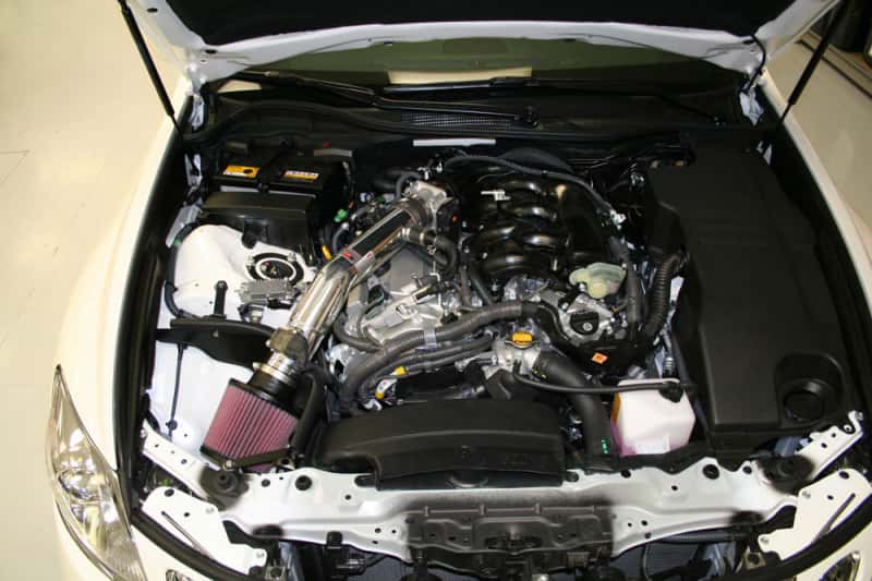 K&N Engineering — K&N 07-09 Lexus GS35 V6-3.5L Polished Typhoon Intake
Performance Air Inta
Air Intake System - view 3