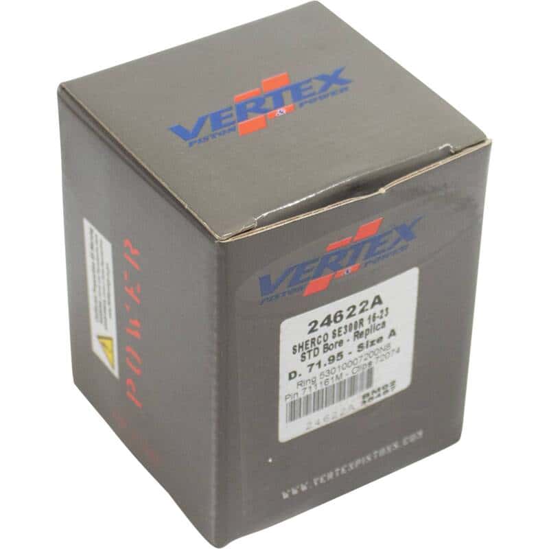 Vertex Pistons — Vertex Piston 16-24 Sherco SE-R 300 300cc Cast Replica Piston Kit - view 6