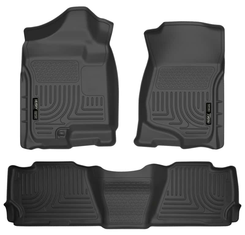 Husky Liners — Husky Liners 07-13 GM Escalade ESV/Avalanche/Suburban WeatherBeater Black Front/2nd Row Floor Liners
Floor Liners - view 1
