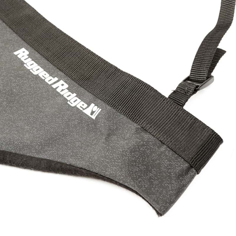 Rugged Ridge — Rugged Ridge Hood Bra Black 07-18 Jeep Wrangler JK/JKU
Hood Protector
Black Hood Bra - view 3