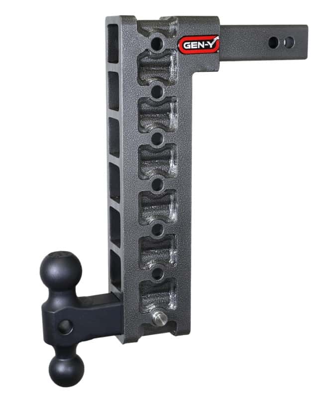 GEN-Y Hitch — Gen-Y Mega Duty 2in Shank 15in Drop 10K Hitch w/Dual-Ball (Use w/Stabilizer Kit GH-0100)
Drop Hitch - view 2