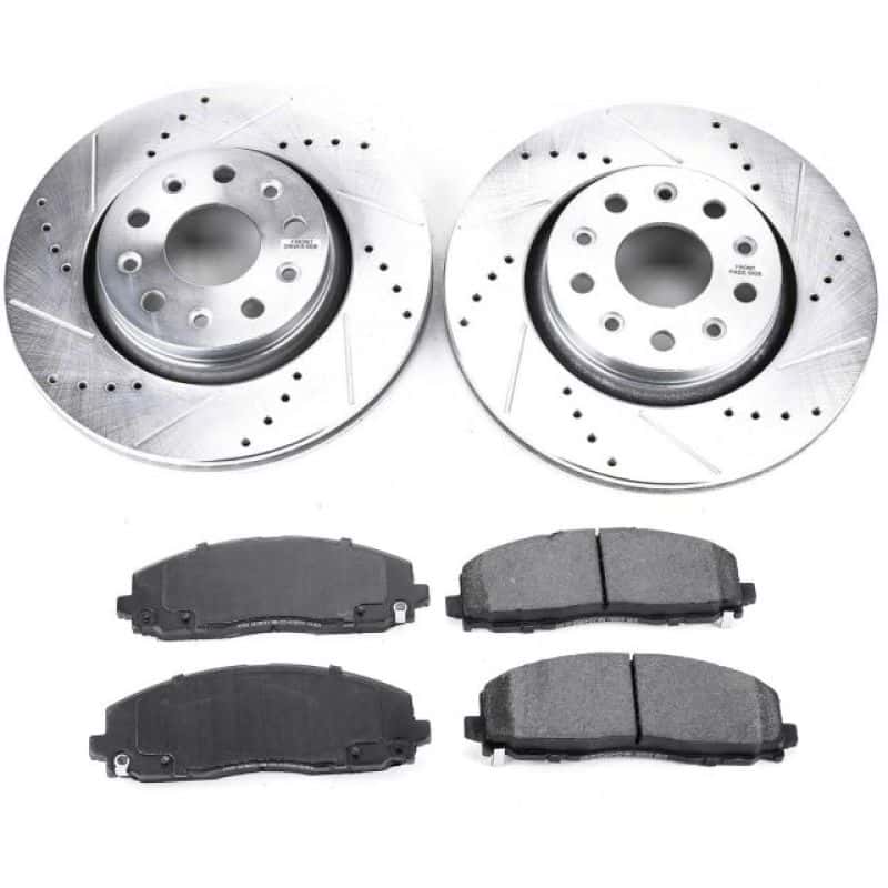 PowerStop — Power Stop 18-19 Jeep Wrangler Front Z23 Evolution Sport Brake Kit - view 1