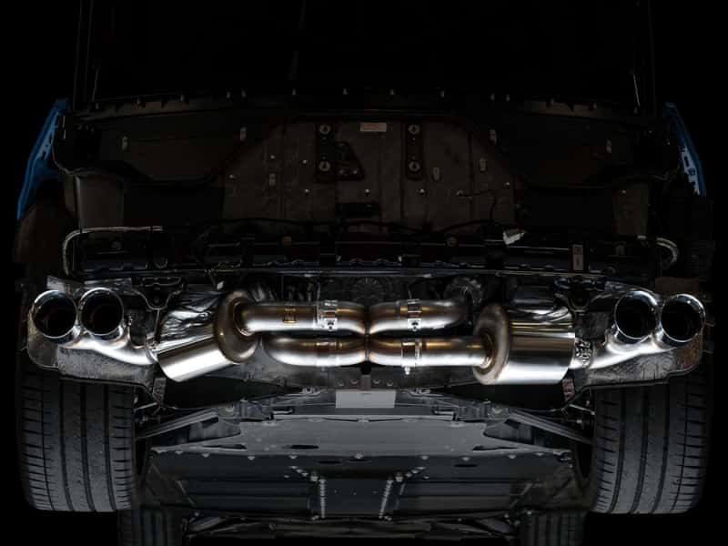 AWE Tuning — AWE Tuning 2020 Chevrolet Corvette (C8) Touring Edition Exhaust - Quad Chrome Silver Tips
Touring Exhaust - view 7