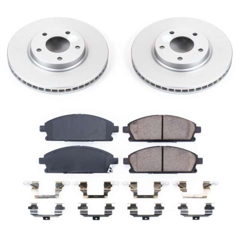 PowerStop — Power Stop 04-09 Nissan Quest Front Z17 Evolution Geomet Coated Brake Kit - view 1
