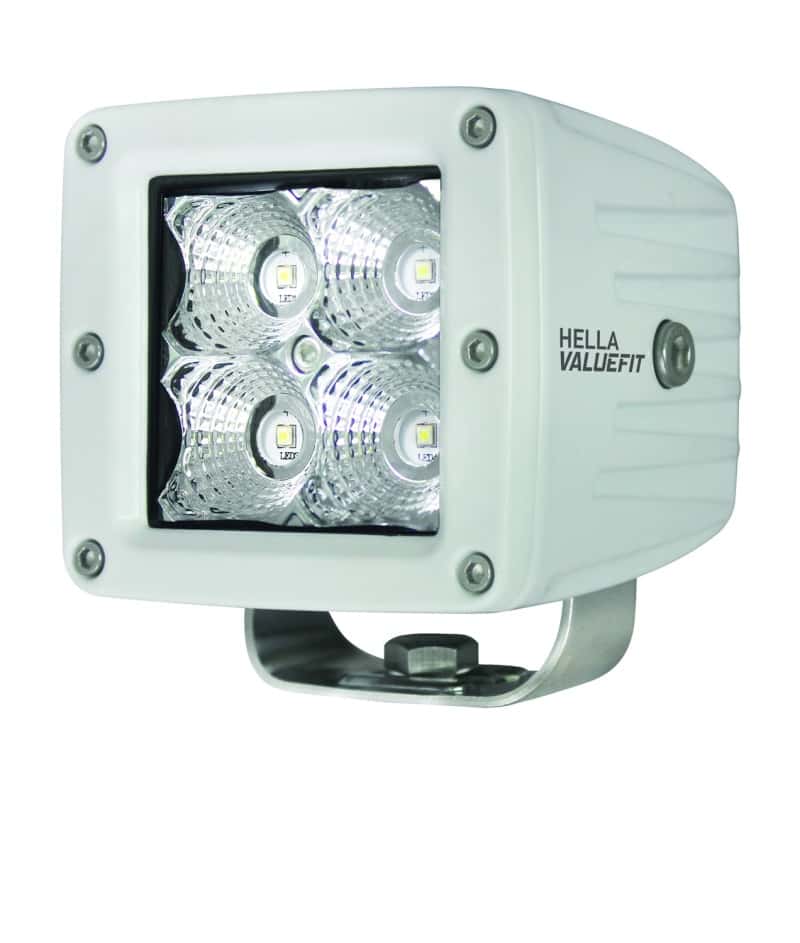 Hella — Hella HVF Cube 4 LED Off Road Kit - 3.1in 12W Flood Beam - view 1
