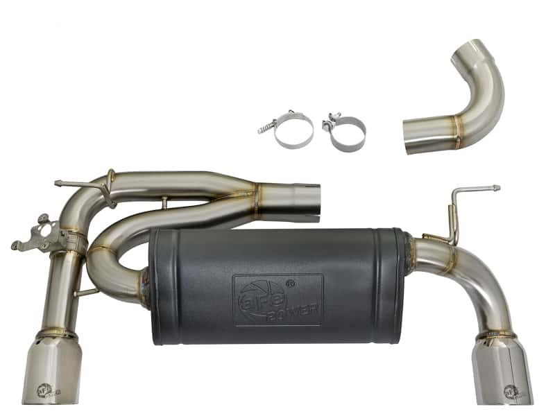 aFe — aFe MACHForce XP 16-17 BMW 340i/iX 440i/iX L6-3.0L (t) SS Axle-Back Exhaust w/Polished Tips
Axle-Back Exhaust - view 7