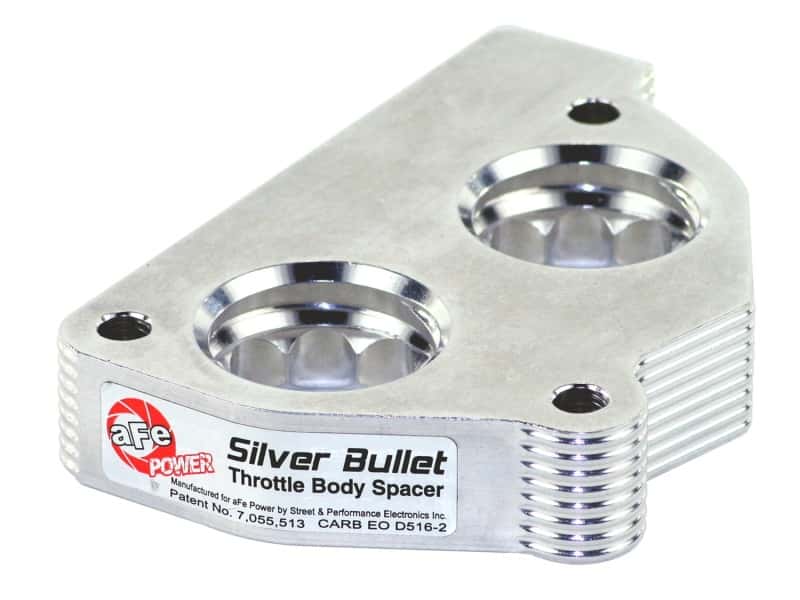 aFe — aFe Silver Bullet Throttle Body Spacers TBS GM C/K 1500/2500/3500 87-95 V6-4.3L V8-5.0/5.7L
Throttle Body Spacer
TBdySpacer - view 1