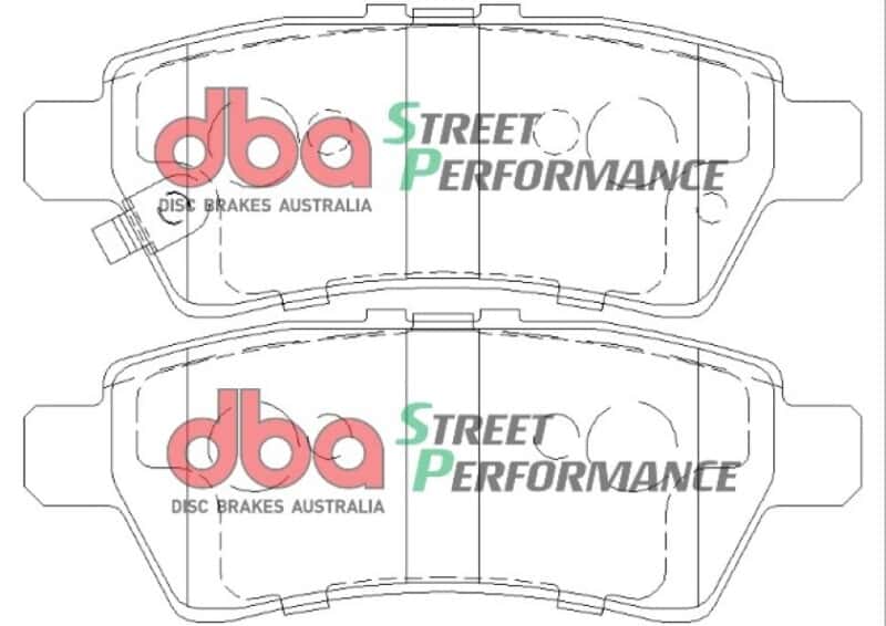 DBA — DBA 04-12 Nissan Pathfinder 4.0L SP Performance Rear Brake Pads
Brake Pad - view 1