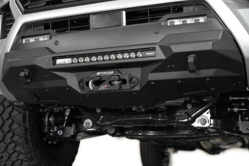 Addictive Desert Designs — Addictive Desert Designs 2024 Toyota Tacoma Stealth Center Mount Winch Front Bumper
Bumper- Front - view 13