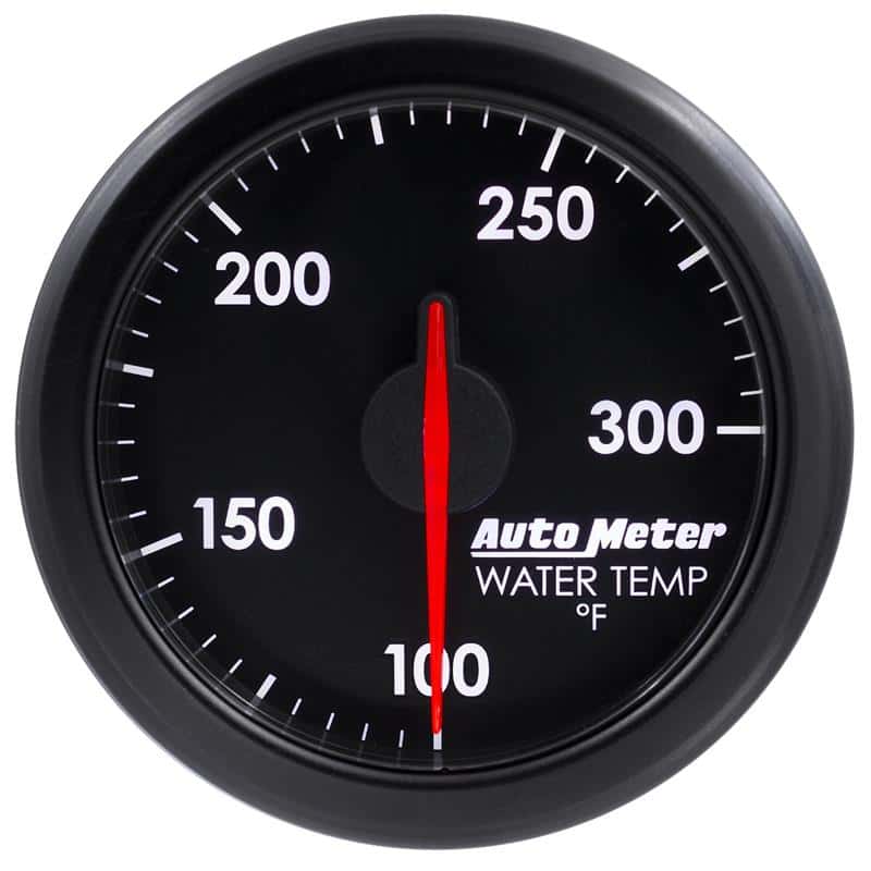 AutoMeter — Autometer Airdrive 2-1/6in Water Temperature Gauge 100-300 Degrees F - Black
GA 2" WTMP AIRDRV BK - view 1