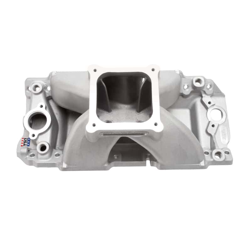 Edelbrock — Edelbrock Manifold Chevy BB 9 8 Deck (Short) Super Victor 565 Thick Flange Rect Port Heads
MANIFOLD-RACE - view 3