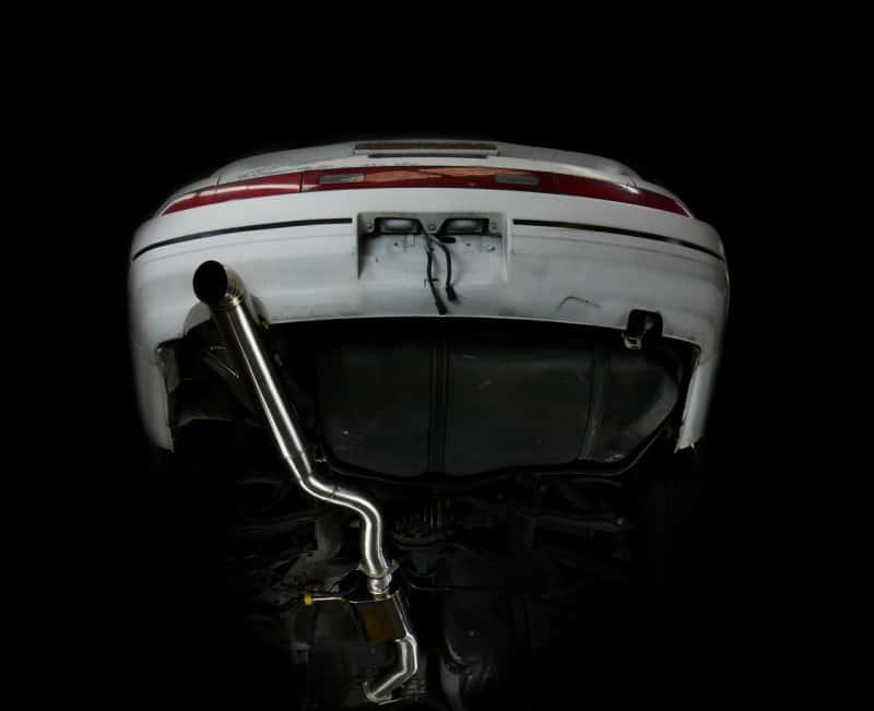 ISR Performance — ISR Performance Series II - EP Single Tip Blast Pipe Exhaust - Resonated - 89-94 Nissan 240sx (S13) - view 2