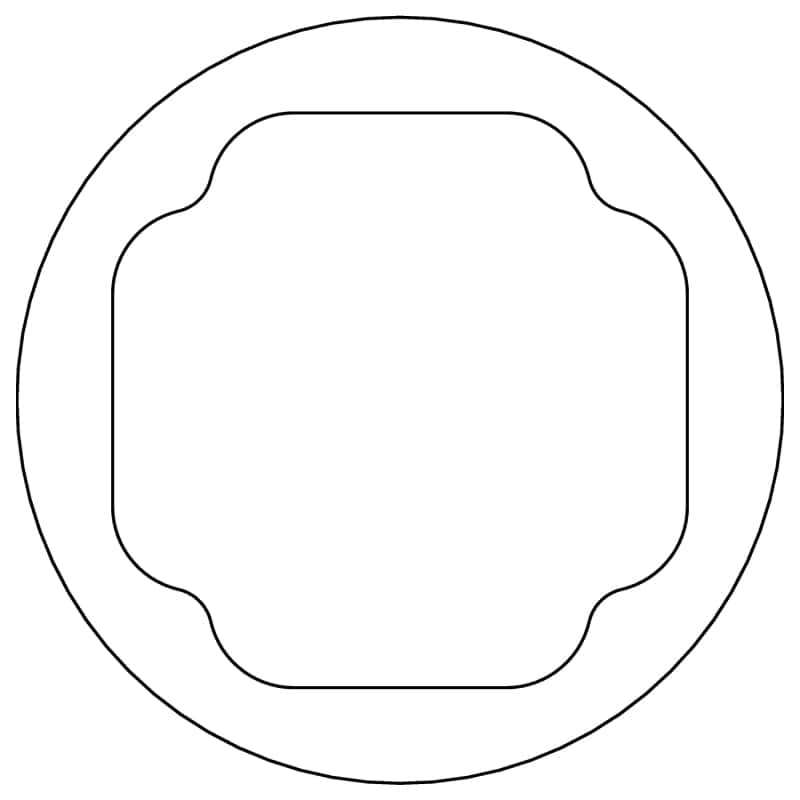 Cometic Gasket — Cometic Ford 8BA/8CM Flathead V8 .060in Fiber Oil Pump Relief Nut Gasket - 1948-1953
Oil Pump Gasket - view 1