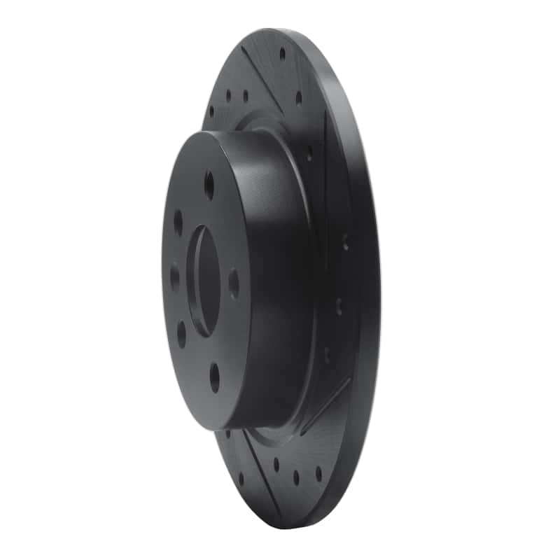 R1 Concepts — R1 11-22 Buick Encore Rear Right Drilled & Slotted Black Brake Rotor
R1 Brake Rotor Drill - view 2