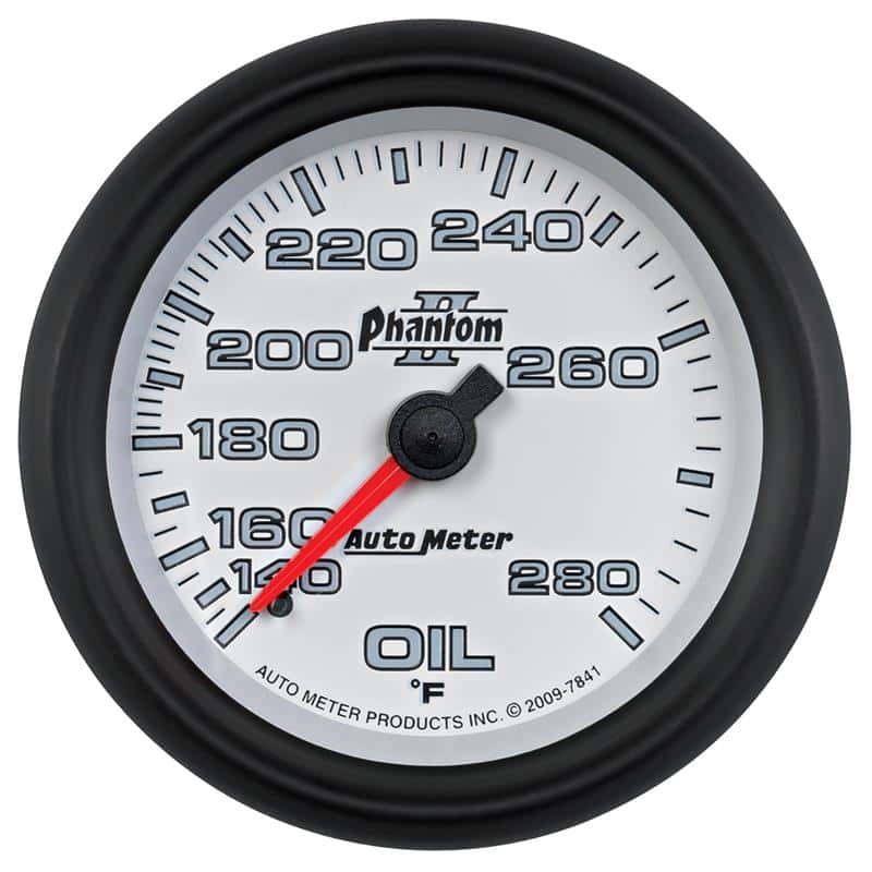 AutoMeter — AutoMeter Gauge Oil Temp 2-5/8in. 140-280 Deg. F Mechanical Phantom II
2-5/8" OIL TEMP, 14 - view 1