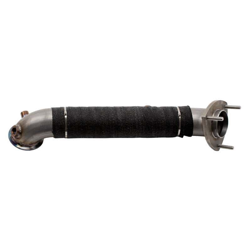 Wehrli — Wehrli 15.5-16 Chevrolet 6.6L LML Duramax 3in Stainless Down Pipe (3 Bolt Flange)
Down Pipe 15.5-16 SS - view 1
