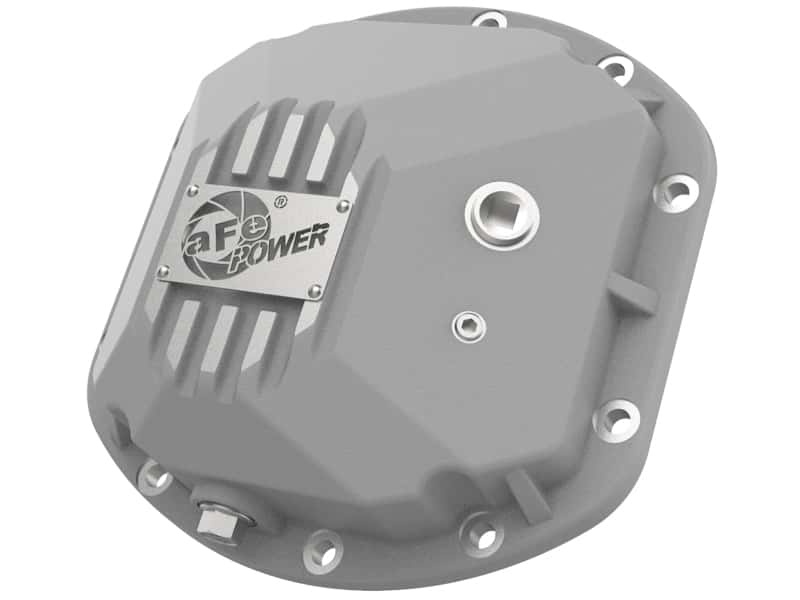aFe — aFe 97-18 Jeep Wrangler TJ/JK Dana 30 Street Series Differential Cover w/ Machined Fins - Raw
Differential Cover - view 1