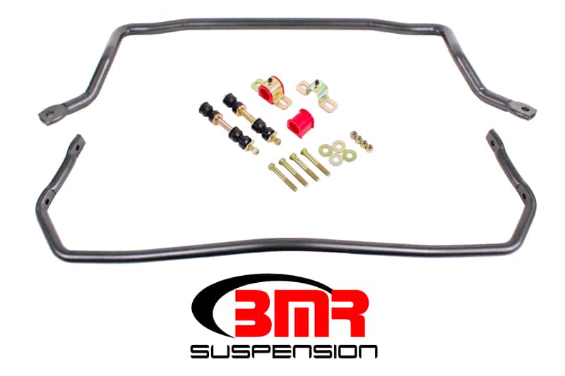 BMR Suspension — BMR 78-87 G-Body Front & Rear Sway Bar Kit w/ Bushings - Black Hammertone
Sway Bar Kit - view 1