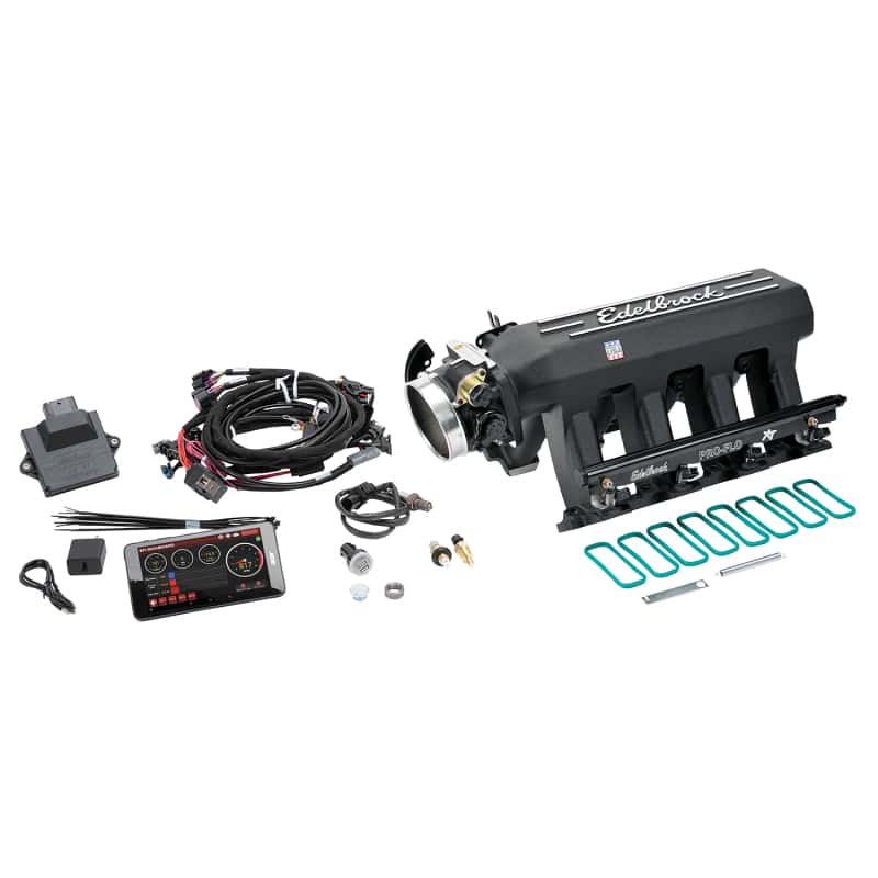 Edelbrock — Edelbrock Pro Flo 4 XT EFI System Seq Port LS Gen III/IV Cathedral Port 550 HP Max 35lb/hr Black
FUEL INJECTION - view 2