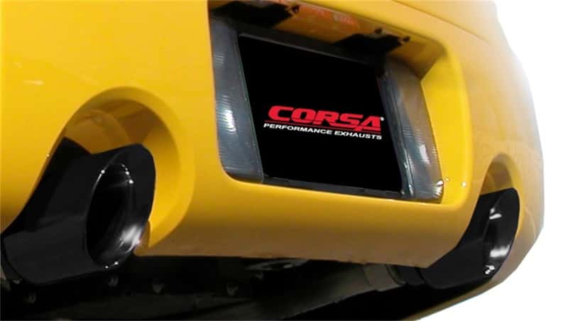 CORSA Performance — Corsa 2005-2006 Chevrolet SSR 5.3L V8 3in Cat-Back Dual Rear w Single 4in Black Pro-Series Tips
Exhaust - view 4