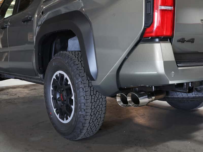 aFe — aFe 2024 Toyota Tacoma L4 2.4L Vulcan Series 2.5-3in 304 SS Steel Cat-Back Exhaust w/Polished Tips
Cat-Back Exhaust - view 4