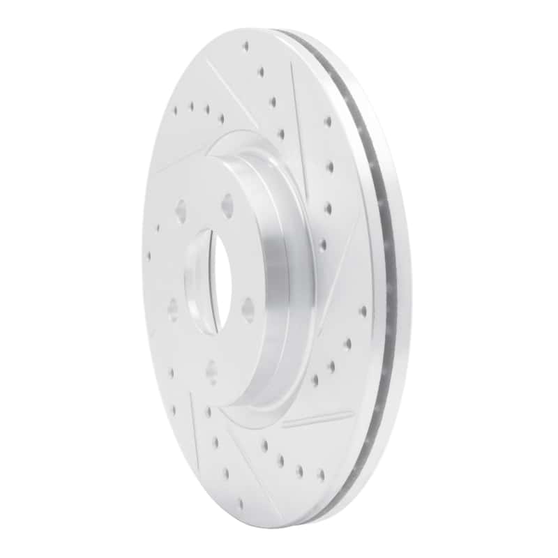 R1 Concepts — R1 04-19 Ford Escape Front Right Drilled & Slotted Silver Brake Rotor
R1 Brake Rotor Drill - view 2