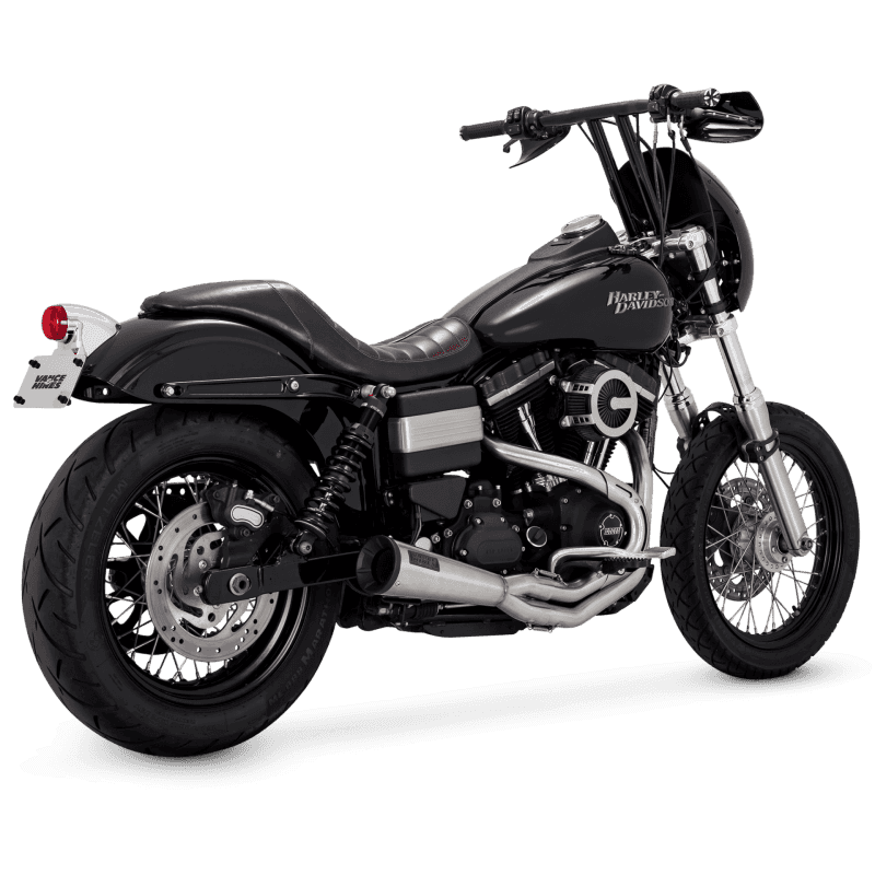 Vance and Hines — Vance & Hines HD Dyna 91-17 Upsweep SS 2-1 PCX Full System Exhaust - view 1