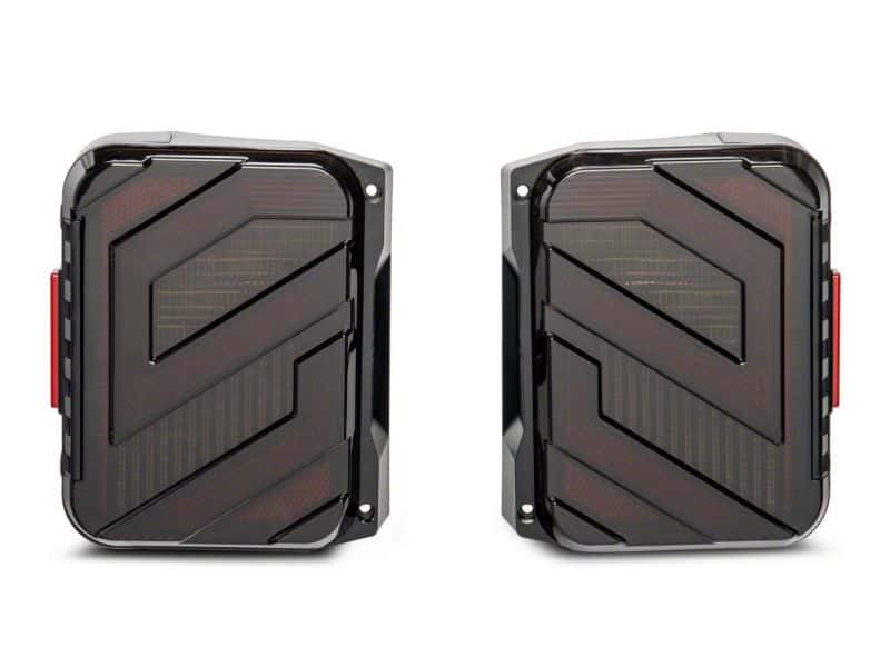 Raxiom — Raxiom 07-18 Jeep Wrangler JK Axial Series Trident LED Tail Lights- Blk Housing (Smoked Lens)
Lights - view 5