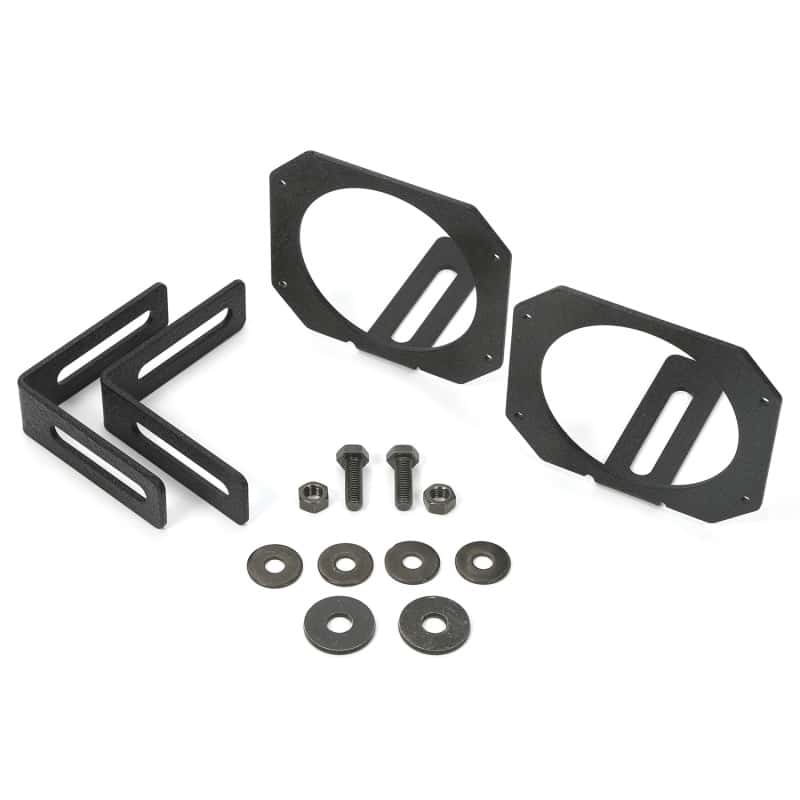 Rugged Ridge — Rugged Ridge 07-18 Jeep Wrangler JK 3.5in Round / 3in Cube LED Light Mount Brackets
BmprLghtMntingBrkt
OFFROAD_LIGHTING - view 1