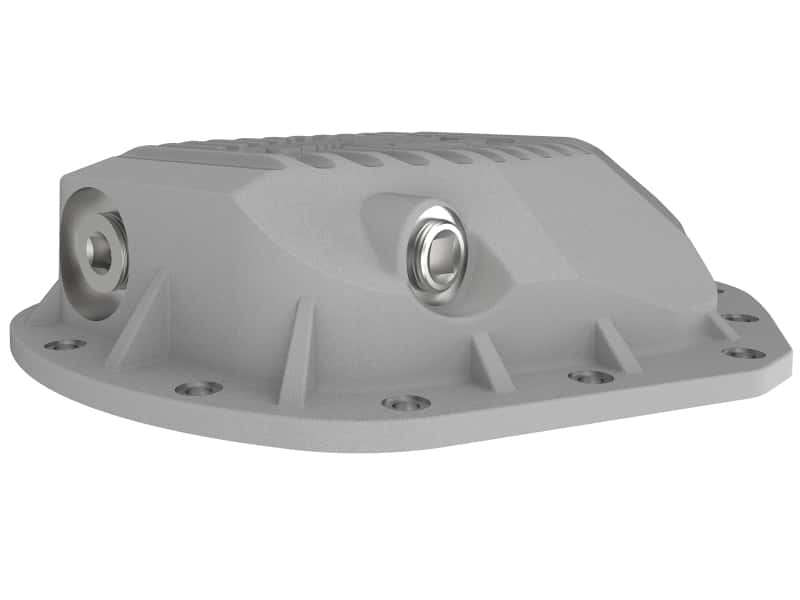 aFe — aFe Street Series Rear Differential Cover Raw w/ Machined Fins 01-18 GM Diesel Trucks V8-6.6L (td)
Differential Cover - view 4
