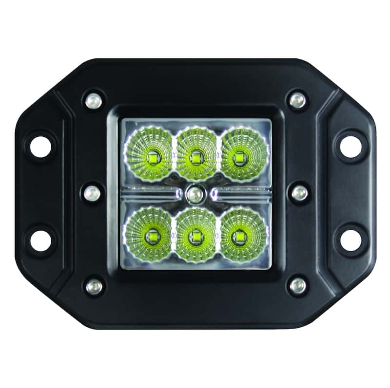 Hella — Hella Value Fit Flush Mount 3in 18W Cube Flood Beam LED Light - view 3