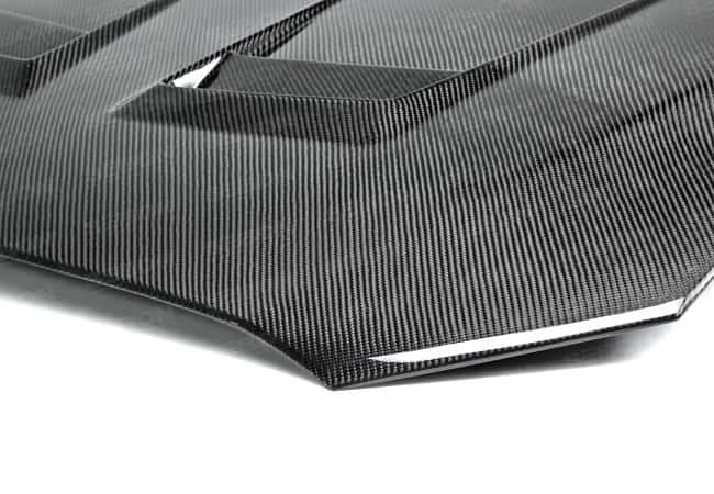 Seibon — Seibon 08-12 Mitsubishi Lancer Evo X DV-Style Carbon Fiber Hood - view 12