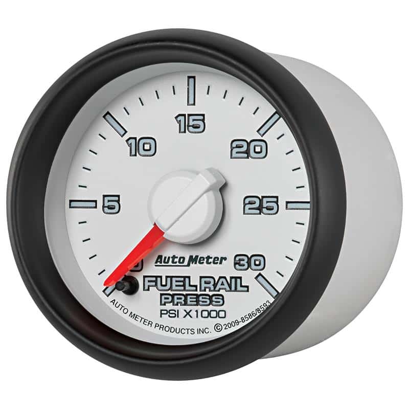 AutoMeter — Autometer Factory Match Diesel Fuel Rail Pressure Gauge 52.4mm 0-30K PSI SE, Cummins 6.7 L, Dodge
2" RAIL PRESS, 0-30K - view 3