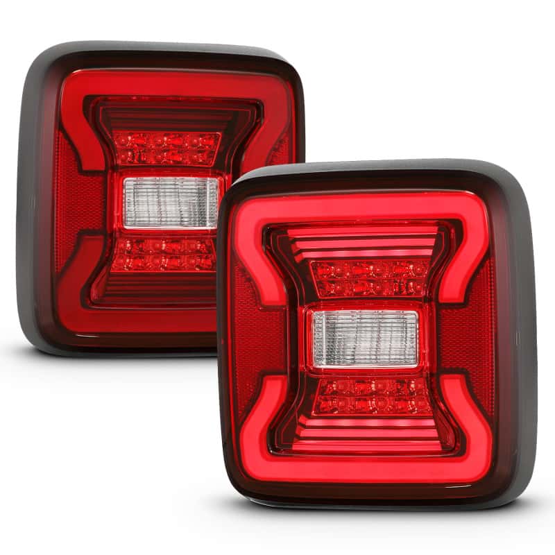 ANZO — ANZO 18-19 Jeep Wrangler JL LED Taillights Black
Tail Light Set
LED Taillights - view 10