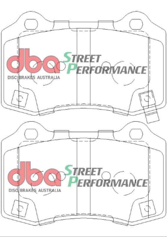 DBA — DBA 11-22 Jeep Grand Cherokee SP Performance Rear Brake Pads
Brake Pad - view 2