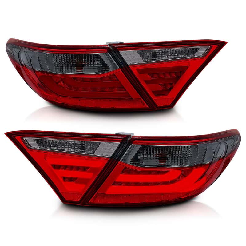 ANZO — ANZO 2015-2016 Toyota Camry LED Taillights Smoke - view 2