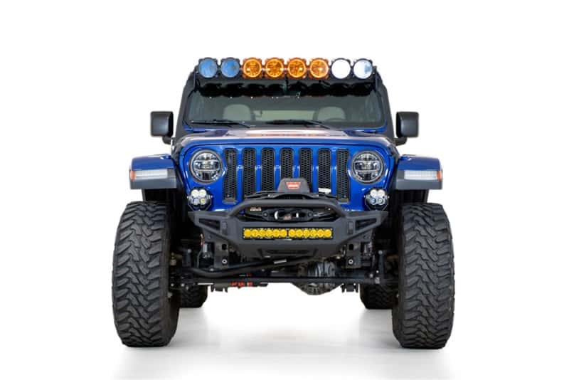 Addictive Desert Designs — Addictive Desert Designs 18-23 Jeep JL/JT Rock Fighter Front Bumper
Bumper- Front - view 5