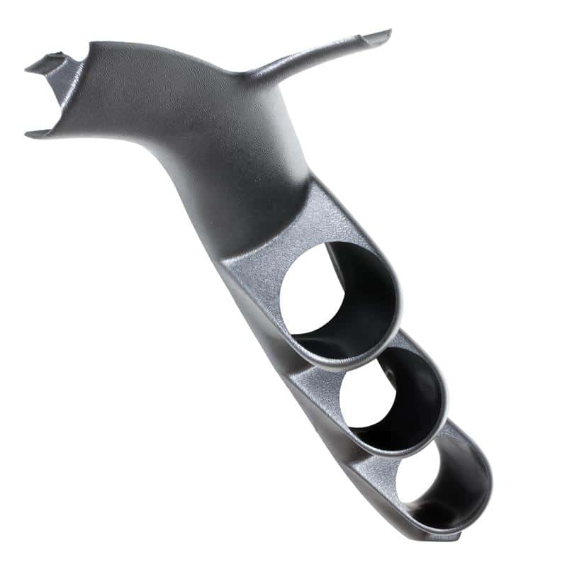 AutoMeter — Autometer 87-93 Ford Mustang (Hard Top) 52mm Black Triple Pillar Pod
2-5/8" TRIPLE PILLAR - view 2