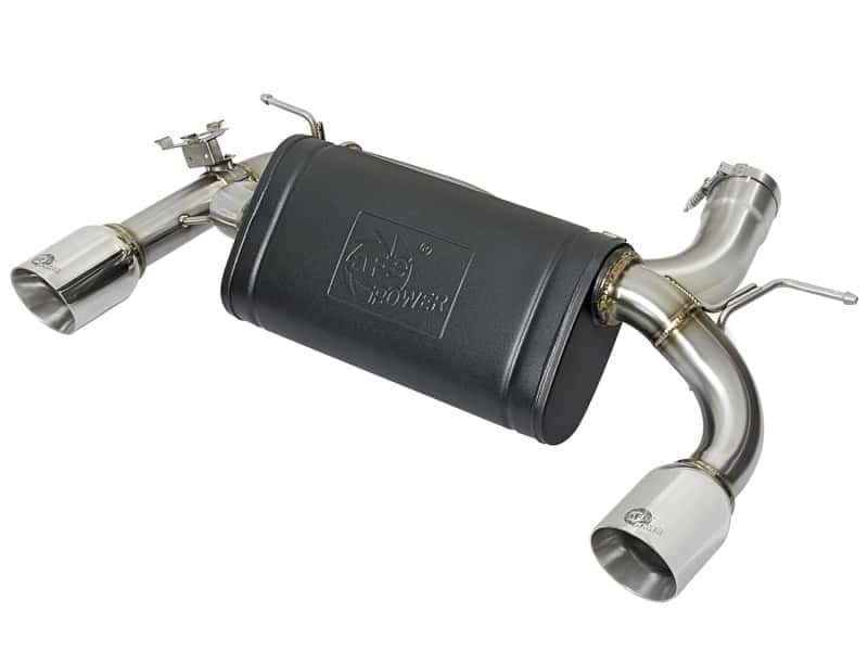 aFe — aFe MACHForce XP Exhausts Axle-Back 12-15 BMW 335i 3.0T (SS w/Polished Tips)
Axle-Back Exhaust - view 1