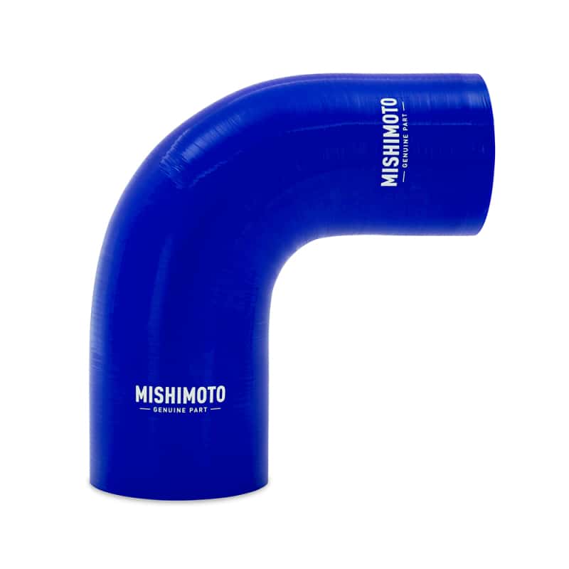 Mishimoto — Mishimoto Silicone Reducer Coupler 90 Degree 2.75in to 3in - Blue
Transition Coupler - view 1