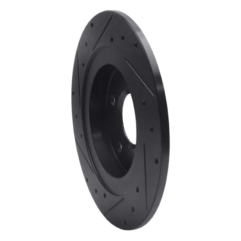 R1 Concepts — R1 98-05 Buick Park Avenue Rear Right Drilled & Slotted Black Brake Rotor
R1 Brake Rotor Drill - view 4