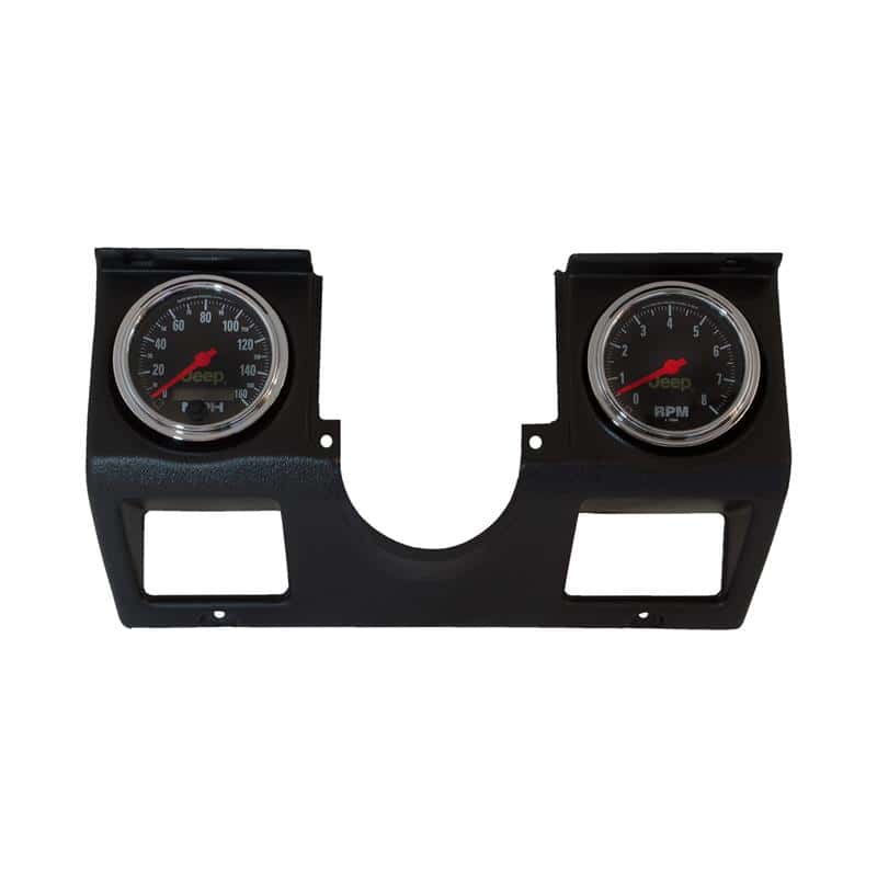 AutoMeter — Autometer 87-96 Jeep Wrangler YJ 7pc Direct-Fit Dash Gauge Kit
JEEP YJ DUAL DASH AN - view 3