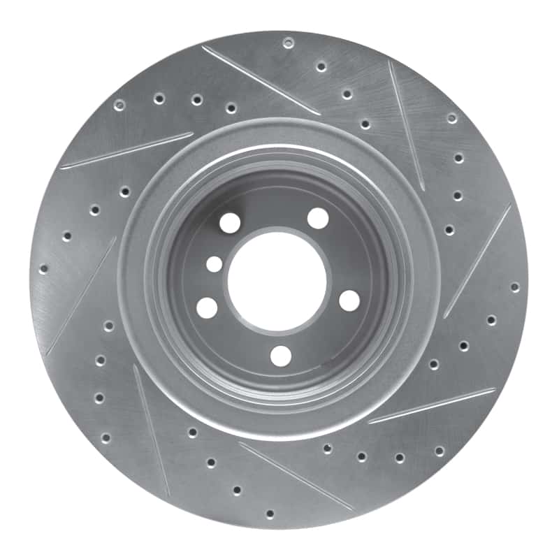 R1 Concepts — R1 07-08 BMW ALPINA B7 Rear Left Drilled & Slotted Silver Brake Rotor
R1 Brake Rotor Drill - view 5